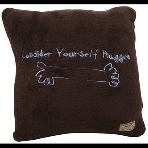 Hug throw pillow
